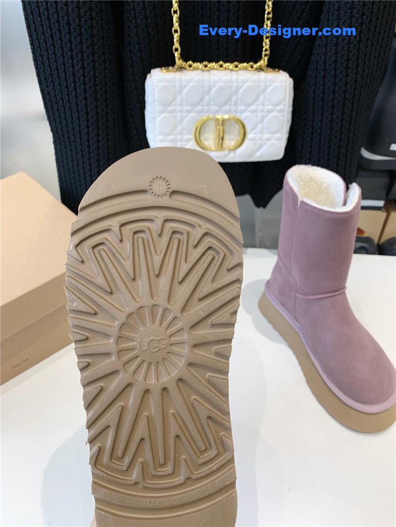 UGG new horn buckle snow boots