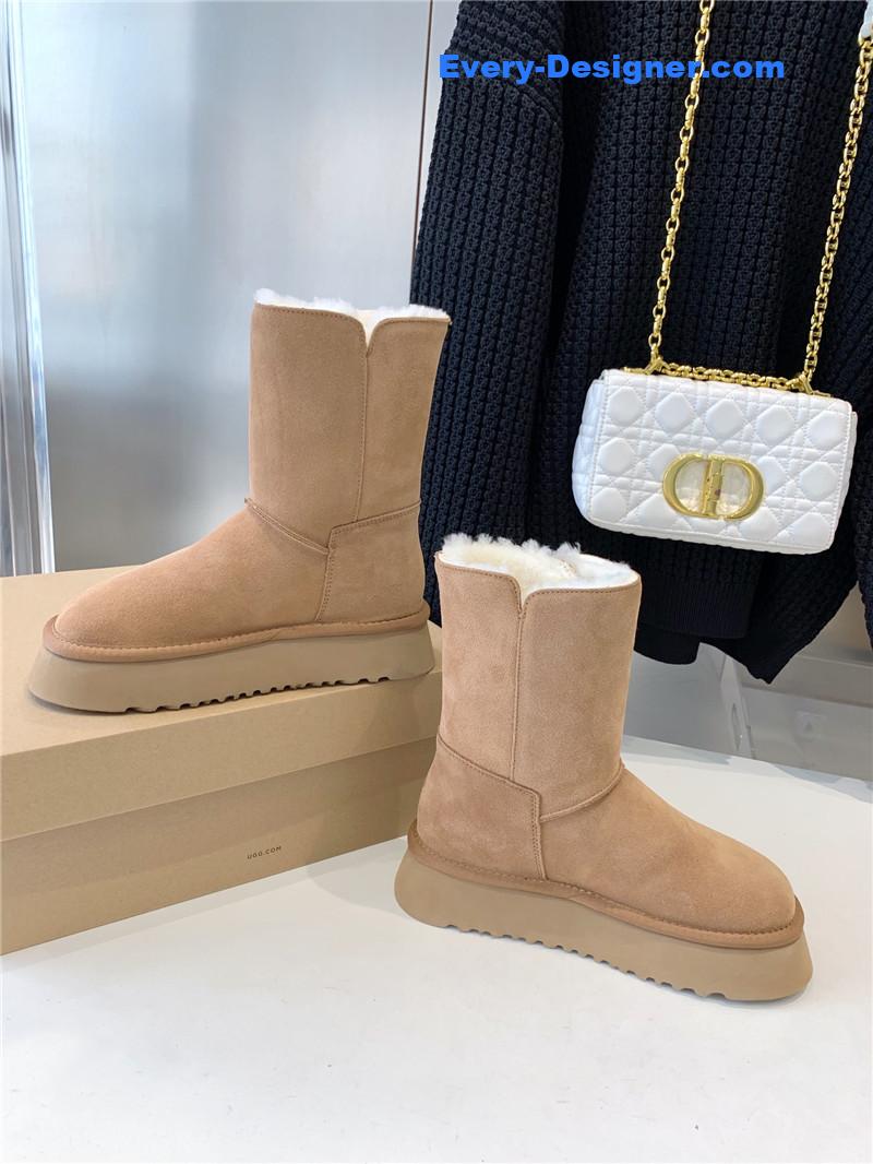 UGG new horn buckle snow boots