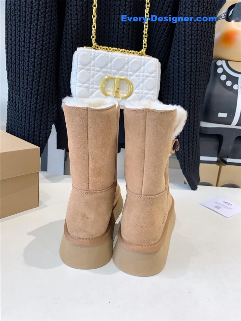 UGG new horn buckle snow boots