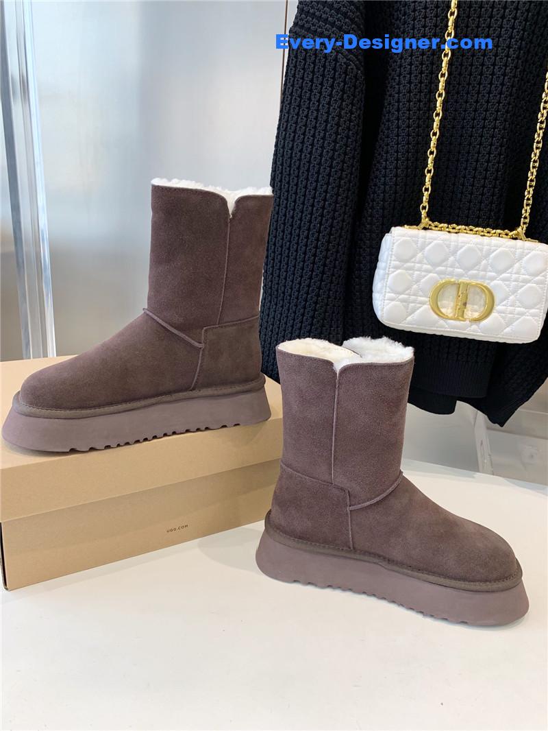 UGG new horn buckle snow boots