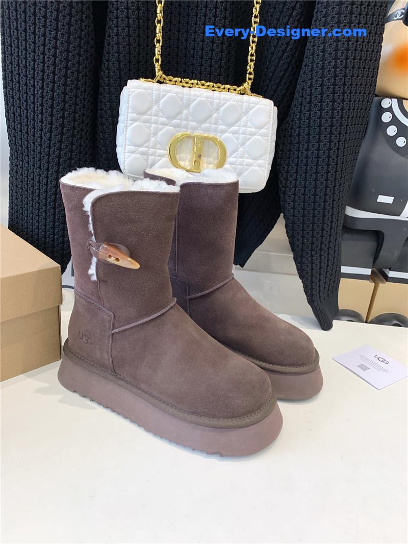 UGG new horn buckle snow boots