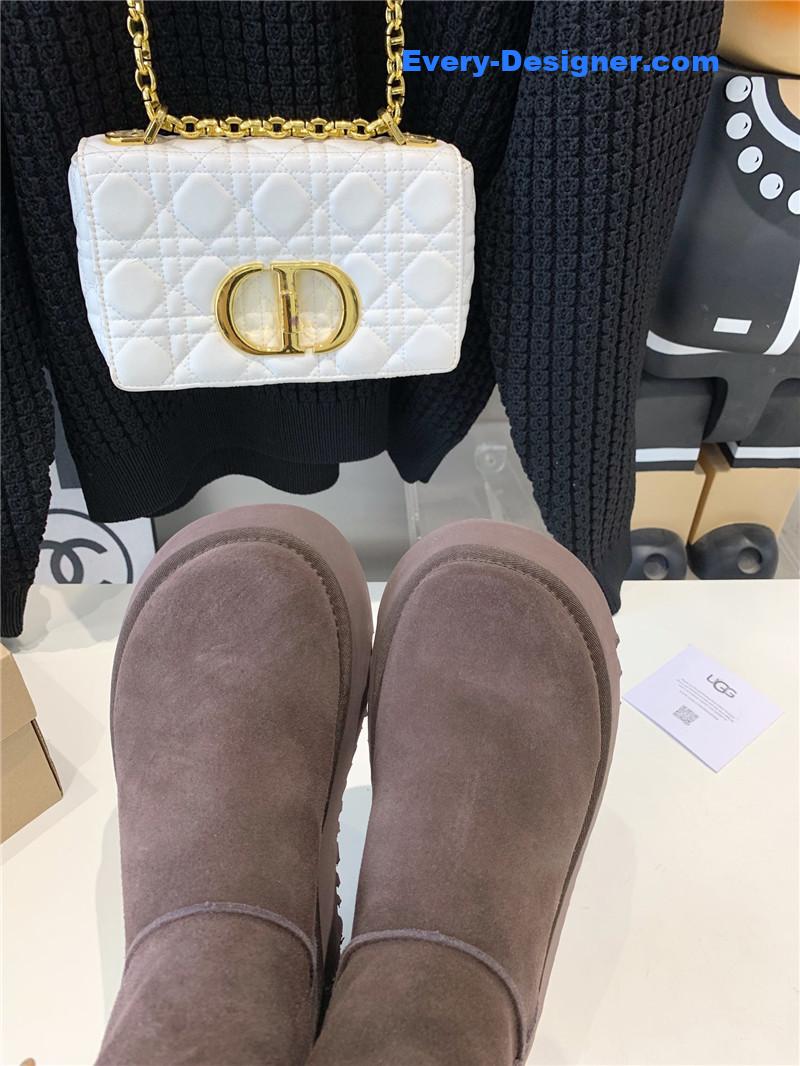 UGG new horn buckle snow boots