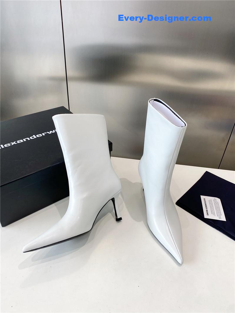 A1exa*der wang delphine 90mm white boots