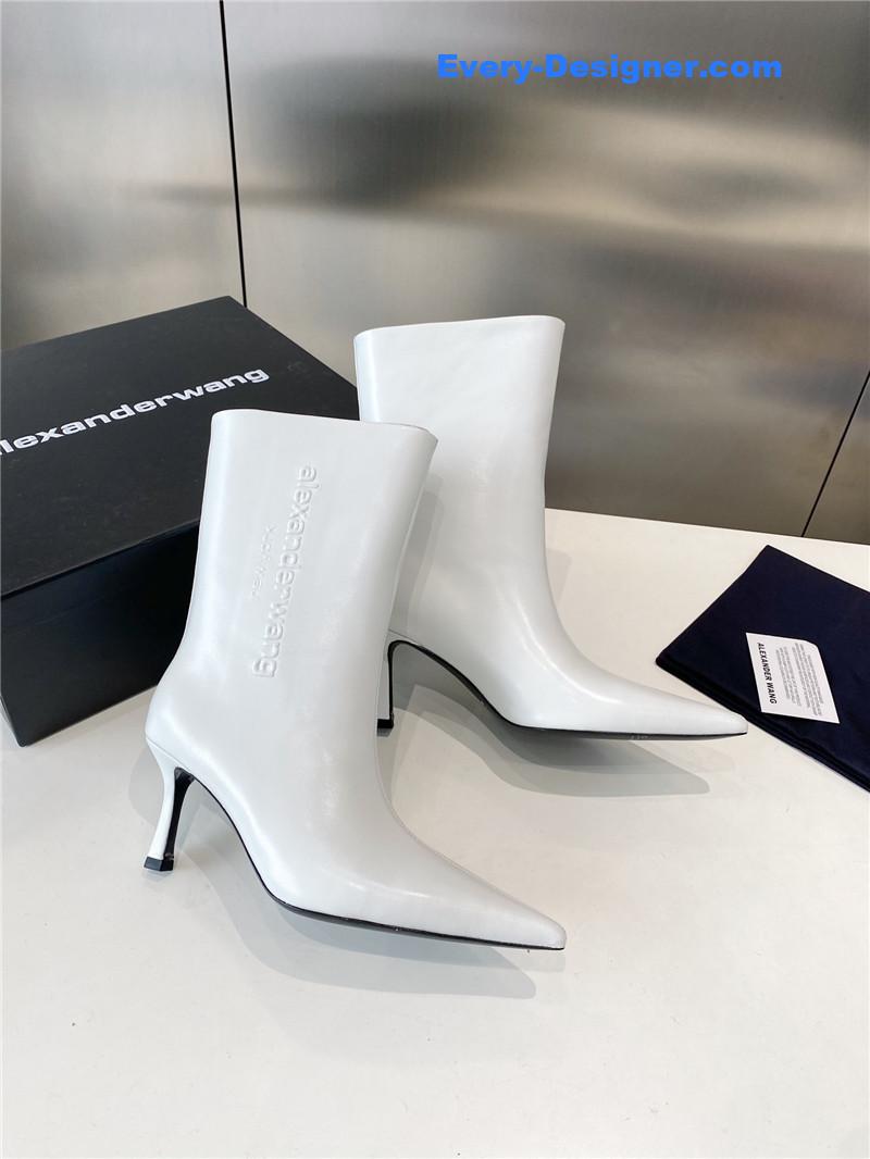 A1exa*der wang delphine 90mm white boots