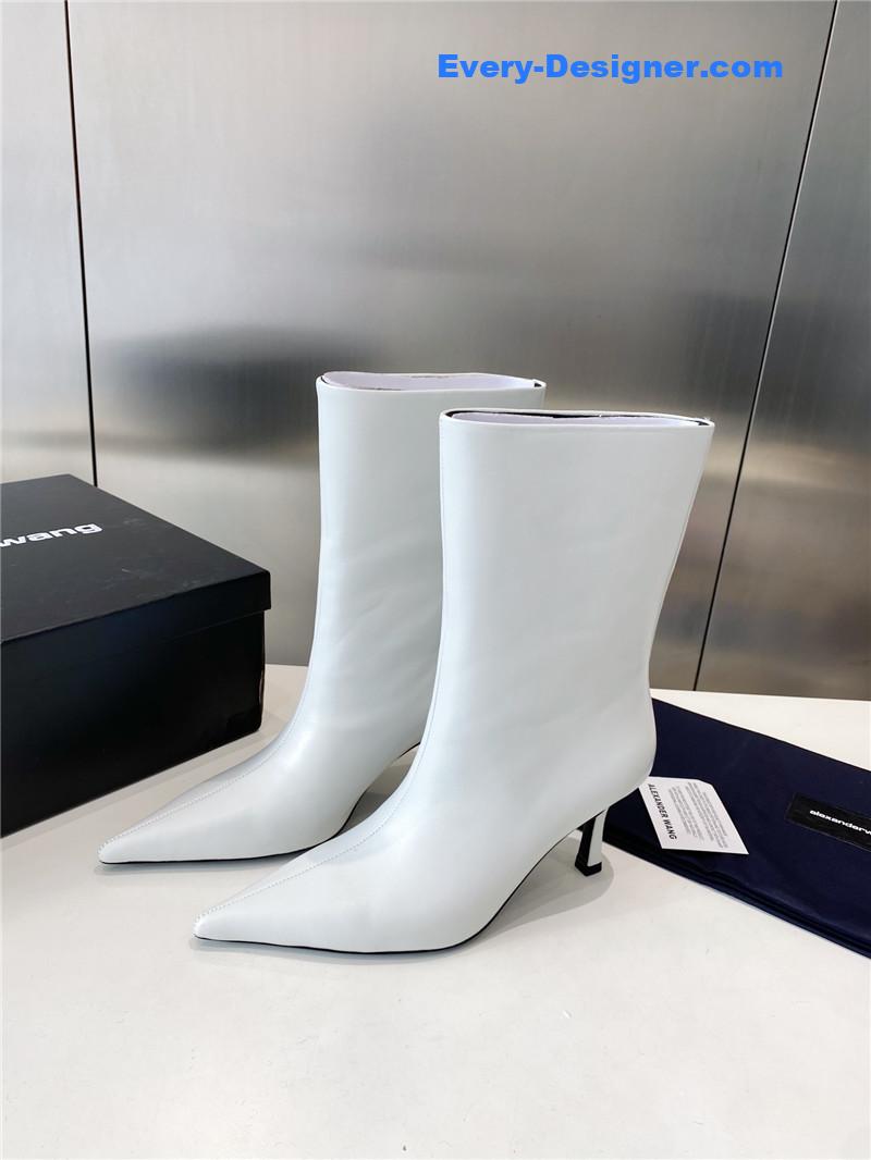 A1exa*der wang delphine 90mm white boots