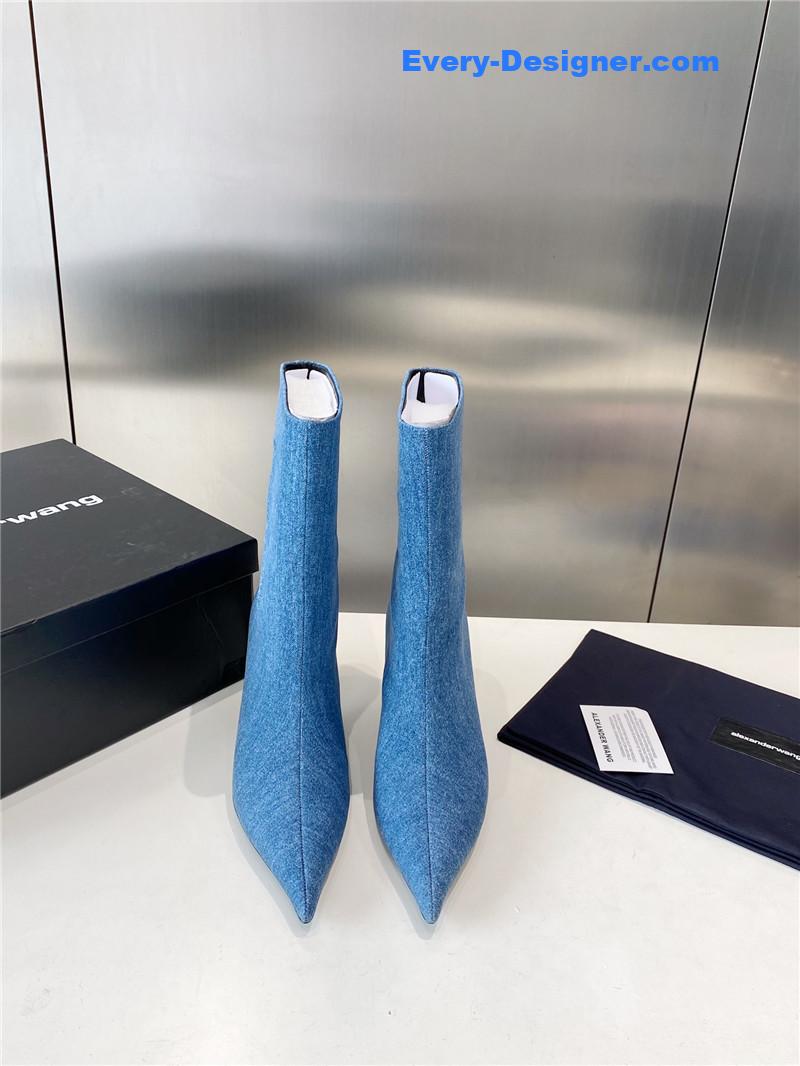A1exa*der wang delphine 90mm denim boots women