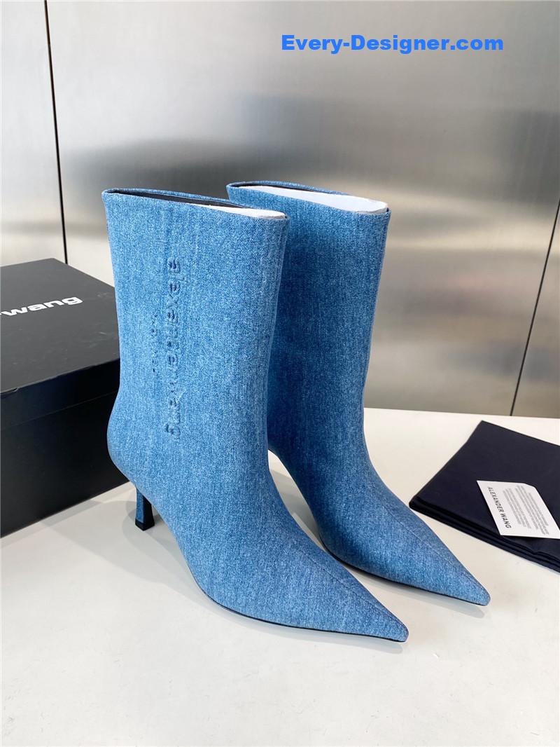 A1exa*der wang delphine 90mm denim boots women