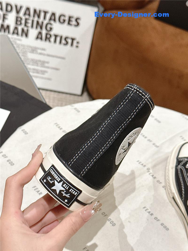 Ch**el co-branded converse canvas shoes