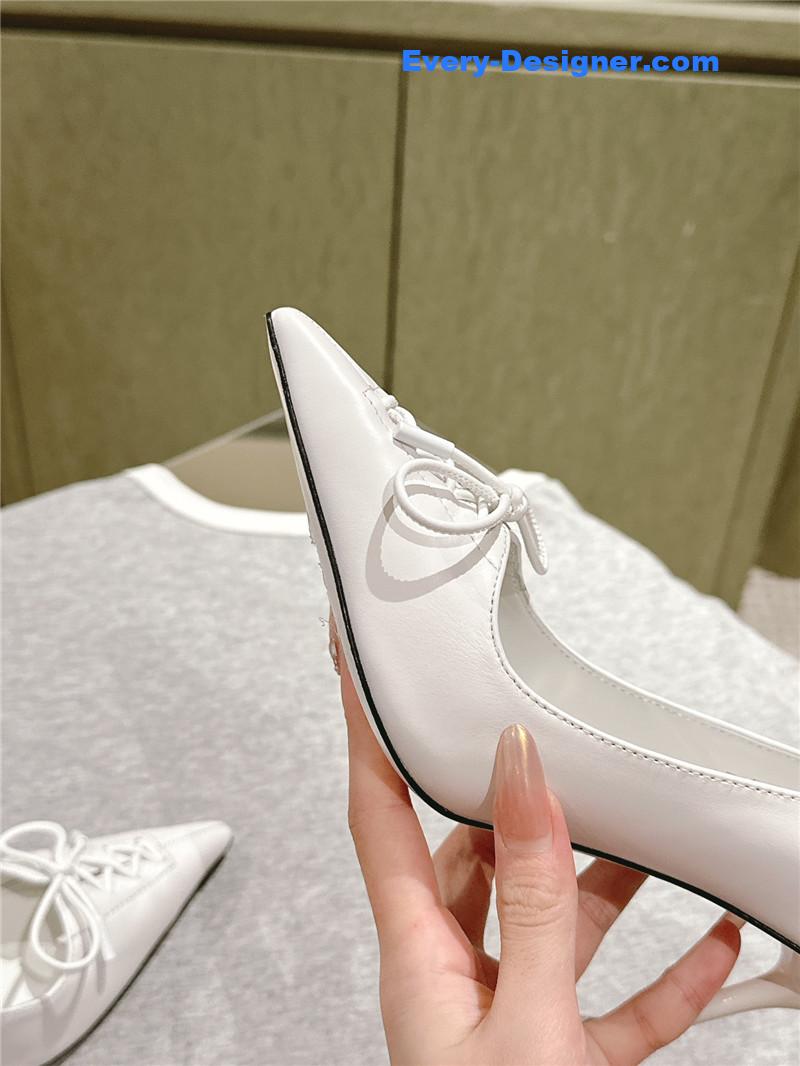J1m*y Ch00 scarlett 50 white nappa leather pumps