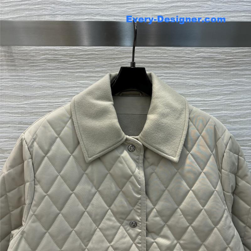 L0r0 P1ana lapel reversible quilted jacket replicas clothes