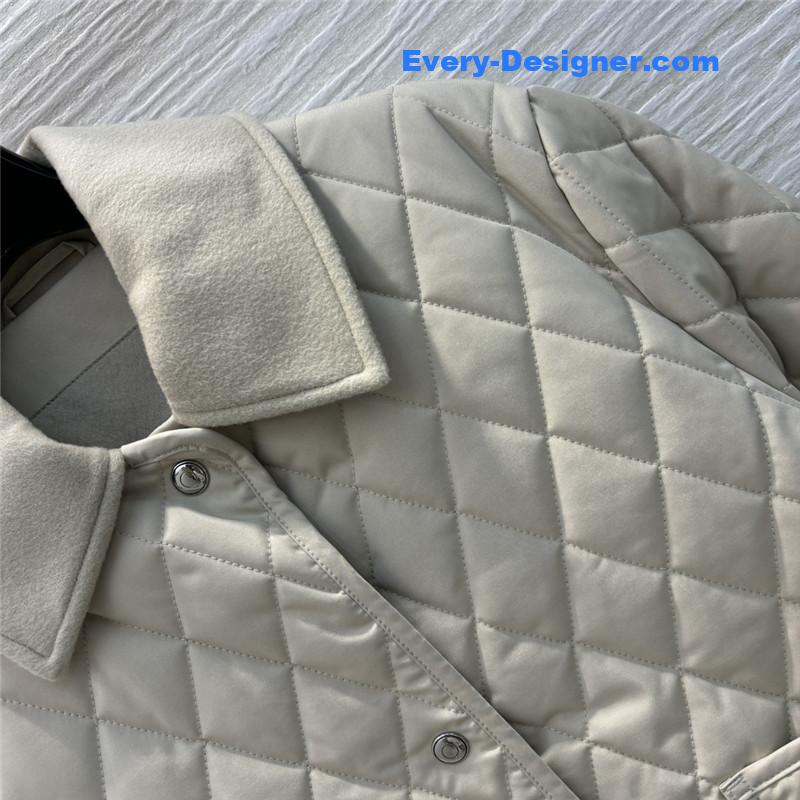 L0r0 P1ana lapel reversible quilted jacket replicas clothes