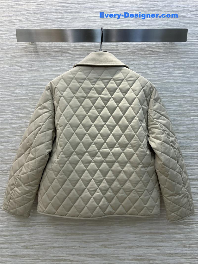 L0r0 P1ana lapel reversible quilted jacket replicas clothes