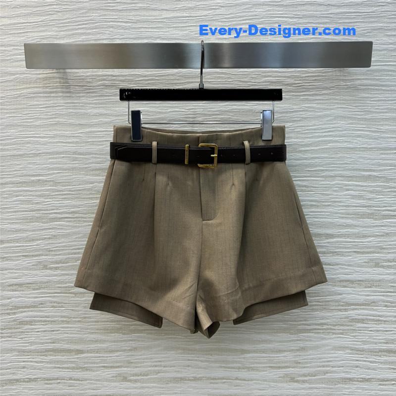 M1um1u belt shorts cheap replica designer clothes
