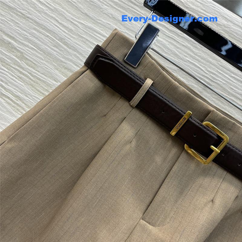 M1um1u belt shorts cheap replica designer clothes