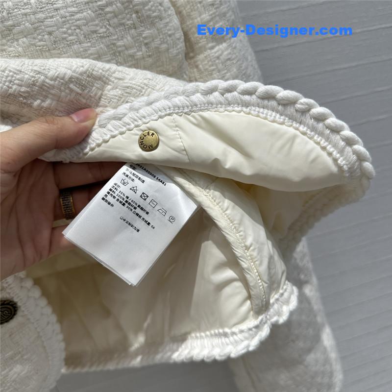 Moncler tweed woven jacket down jacket replica clothes