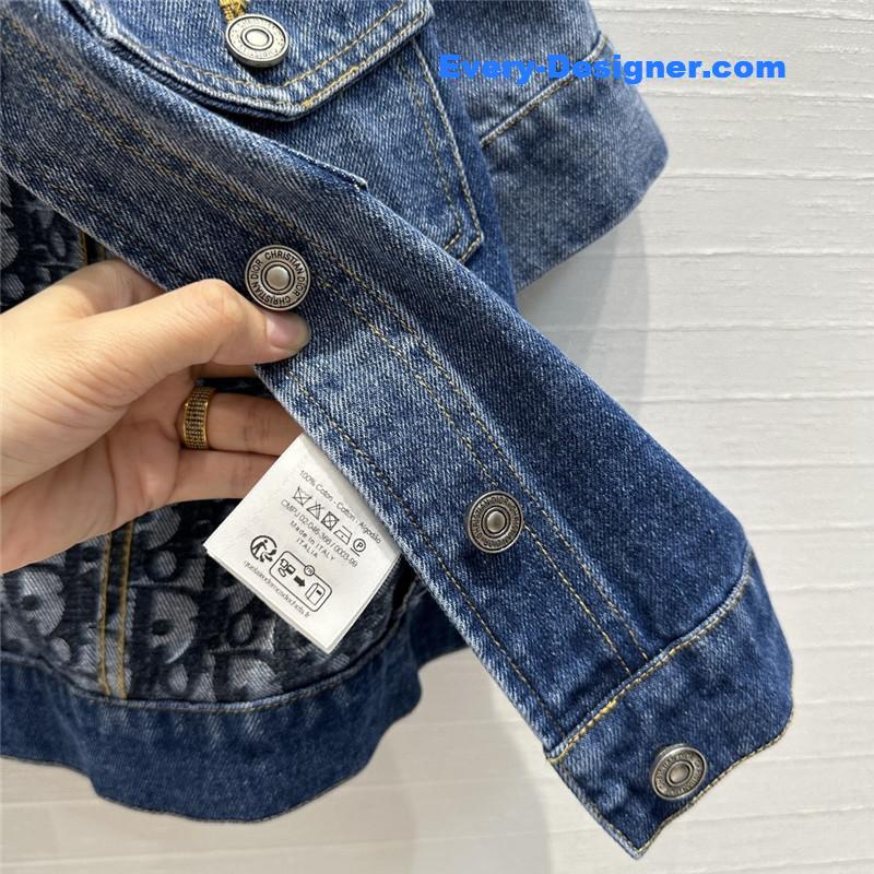 D10r denim short sleeve jacket replica designer clothes