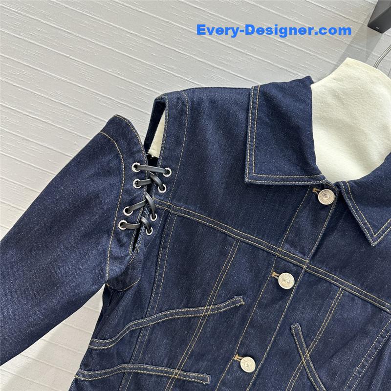 a1exa*der Mcqv*en waist denim jacket replica clothing sites