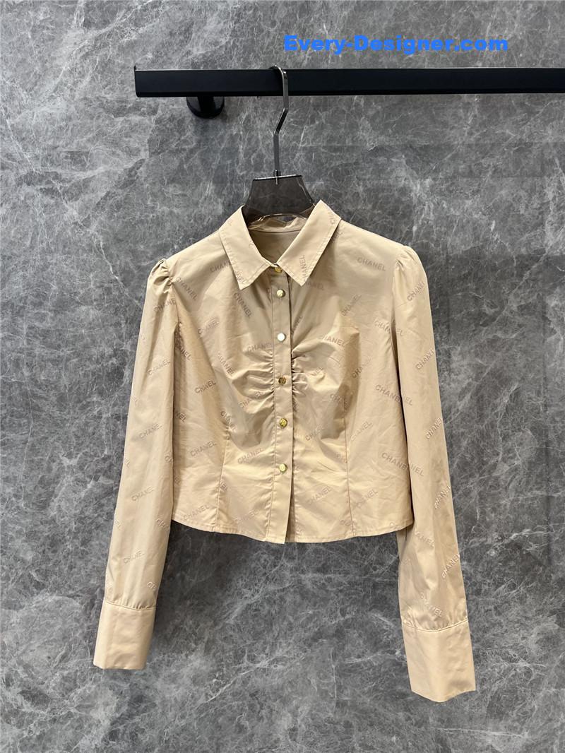 Ch**el puff sleeve shirt replica d&g clothing