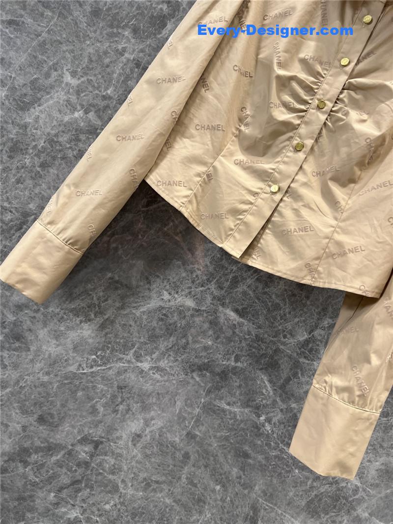 Ch**el puff sleeve shirt replica d&g clothing