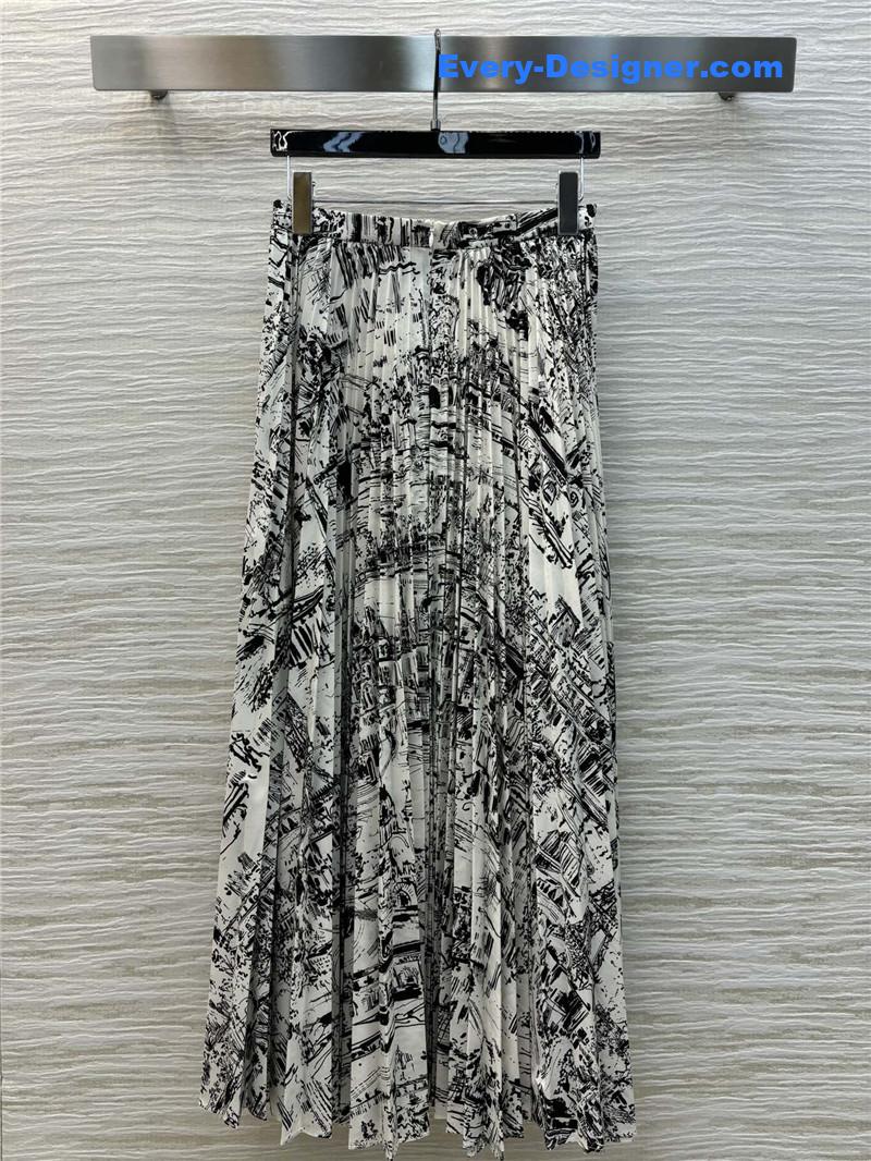 D10r pleated skirt replica designer clothes