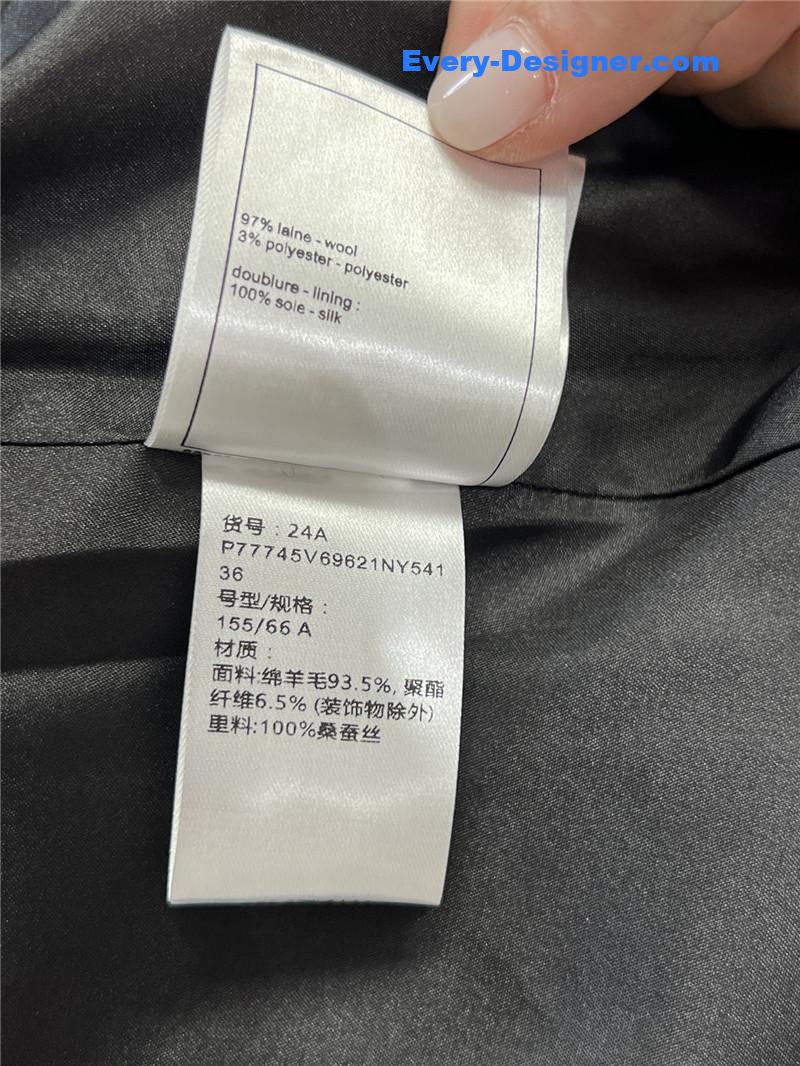 Ch**el grey plaid slub skirt replica clothing