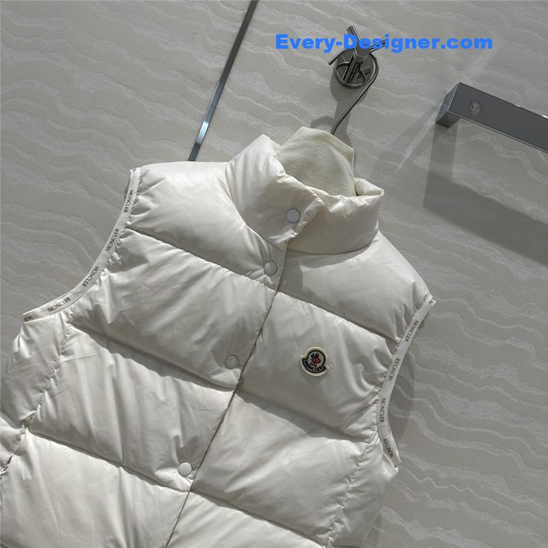 Moncler contrast color vest down jacket replica designer clothes