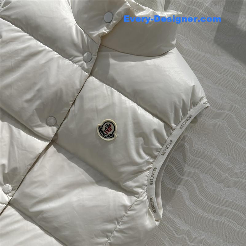 Moncler contrast color vest down jacket replica designer clothes