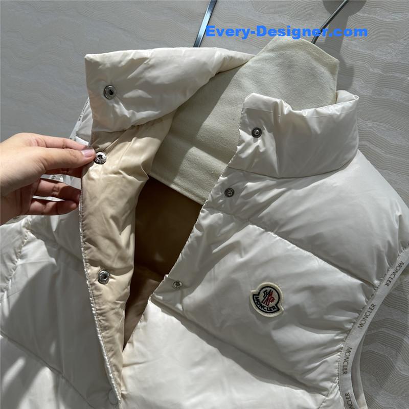 Moncler contrast color vest down jacket replica designer clothes