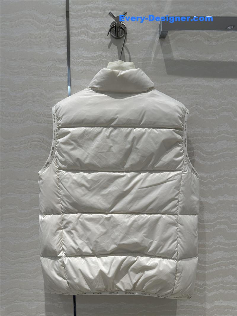 Moncler contrast color vest down jacket replica designer clothes