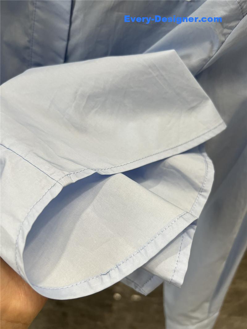 M1um1u hollow long-sleeved shirt replica clothes