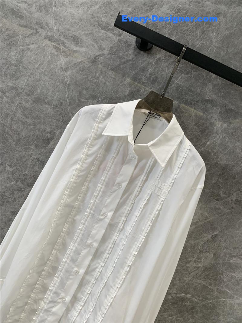 M1um1u mid-length shirt cheap replica designer clothes