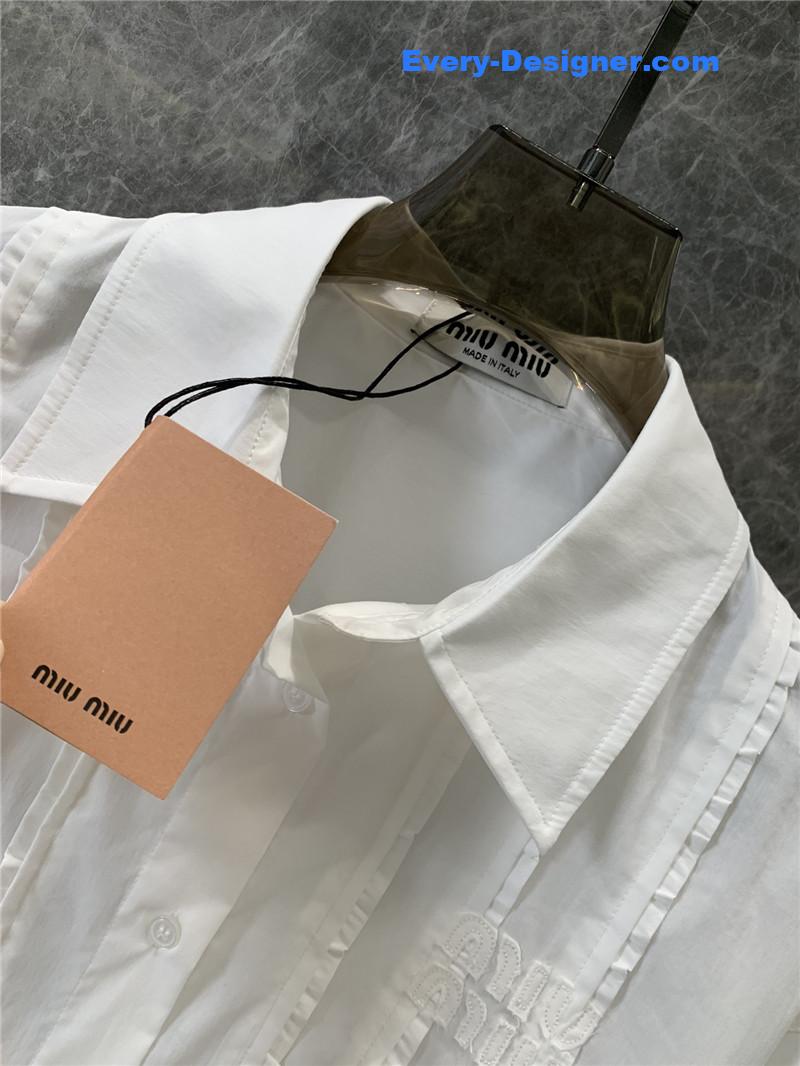 M1um1u mid-length shirt cheap replica designer clothes