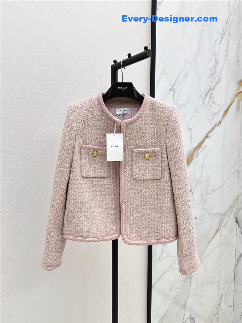 Ce1i*e pink woven jacket replica clothing sites