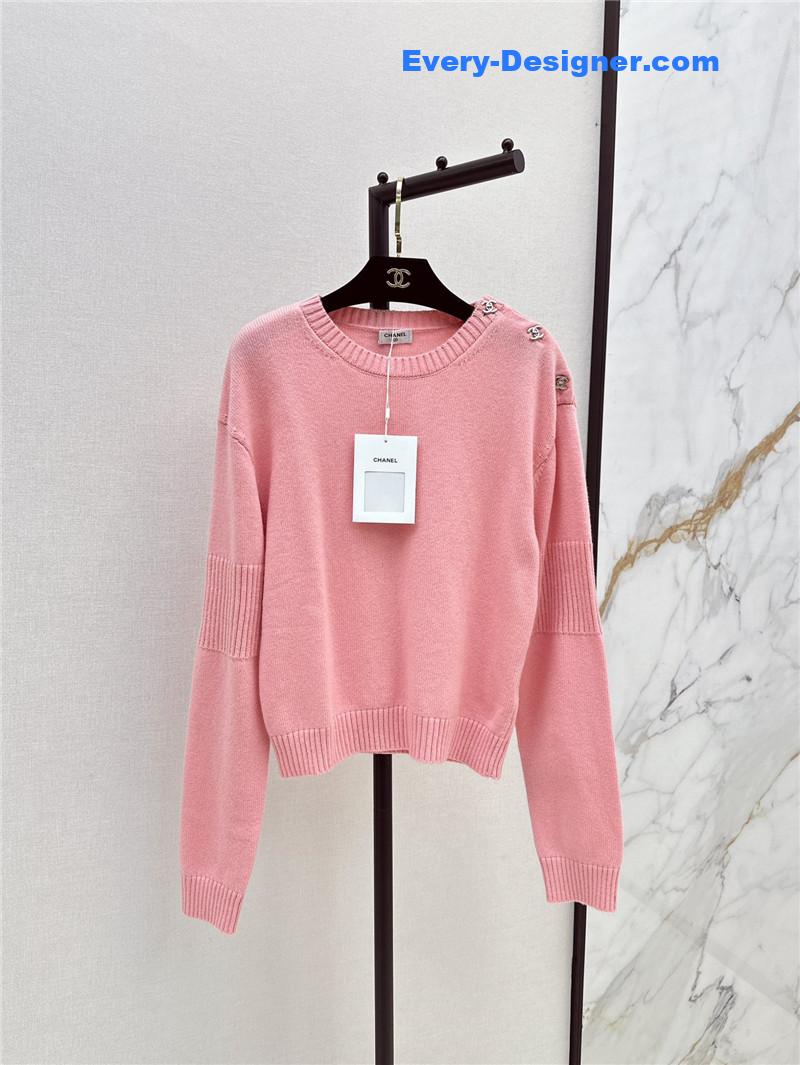 Ch**el lock shoulder sweater replica designer clothes