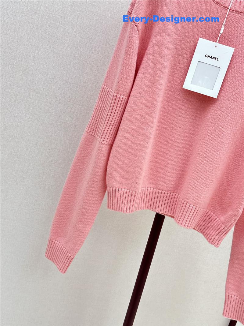 Ch**el lock shoulder sweater replica designer clothes