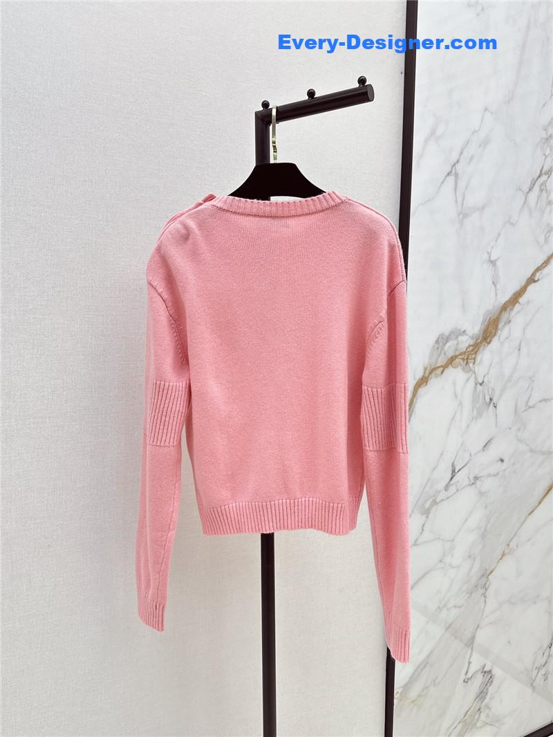 Ch**el lock shoulder sweater replica designer clothes