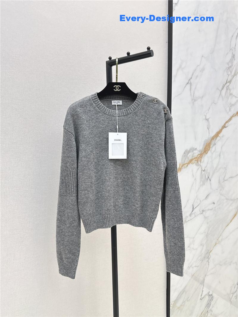 Ch**el lock shoulder sweater replica designer clothes