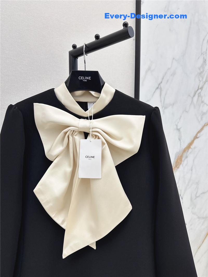 Ce1i*e tie long sleeve dress replica d&g clothing