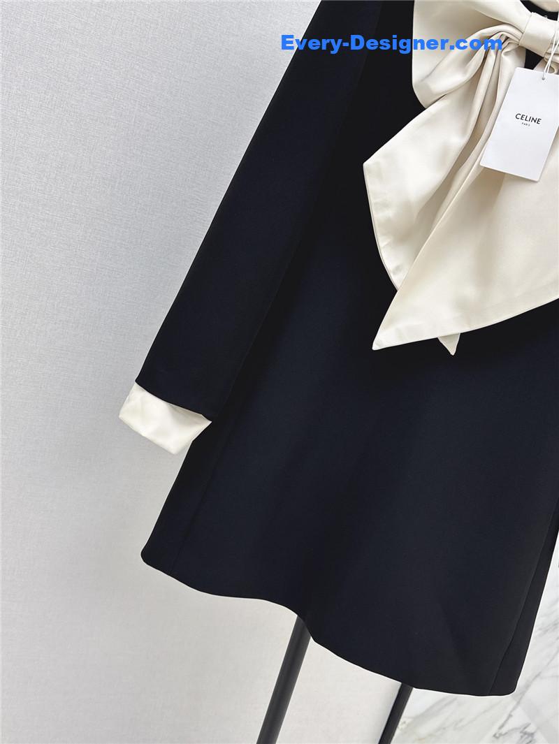 Ce1i*e tie long sleeve dress replica d&g clothing