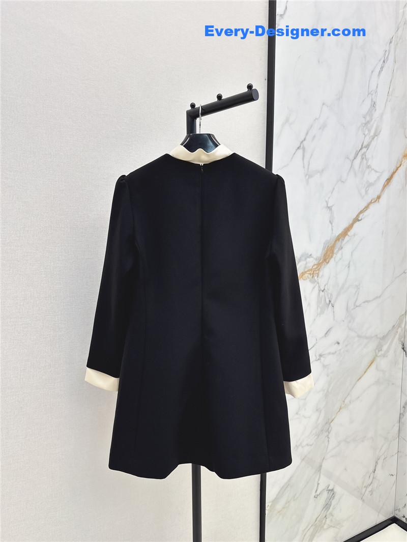 Ce1i*e tie long sleeve dress replica d&g clothing