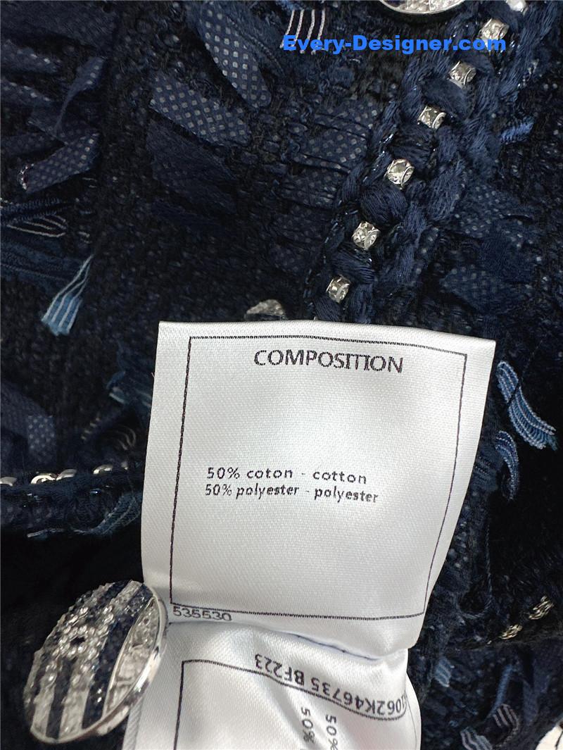 Ch**el fringed woven fabric jumpsuit replica d&g clothing