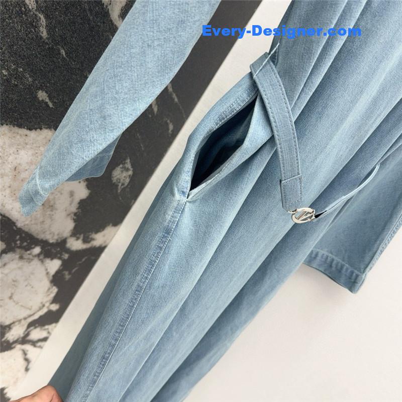 Va1e*ntin0 vintage denim maxi skirt replica d&g clothing