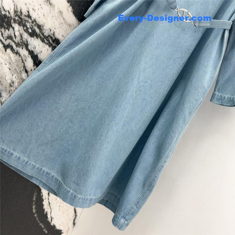 Va1e*ntin0 vintage denim maxi skirt replica d&g clothing