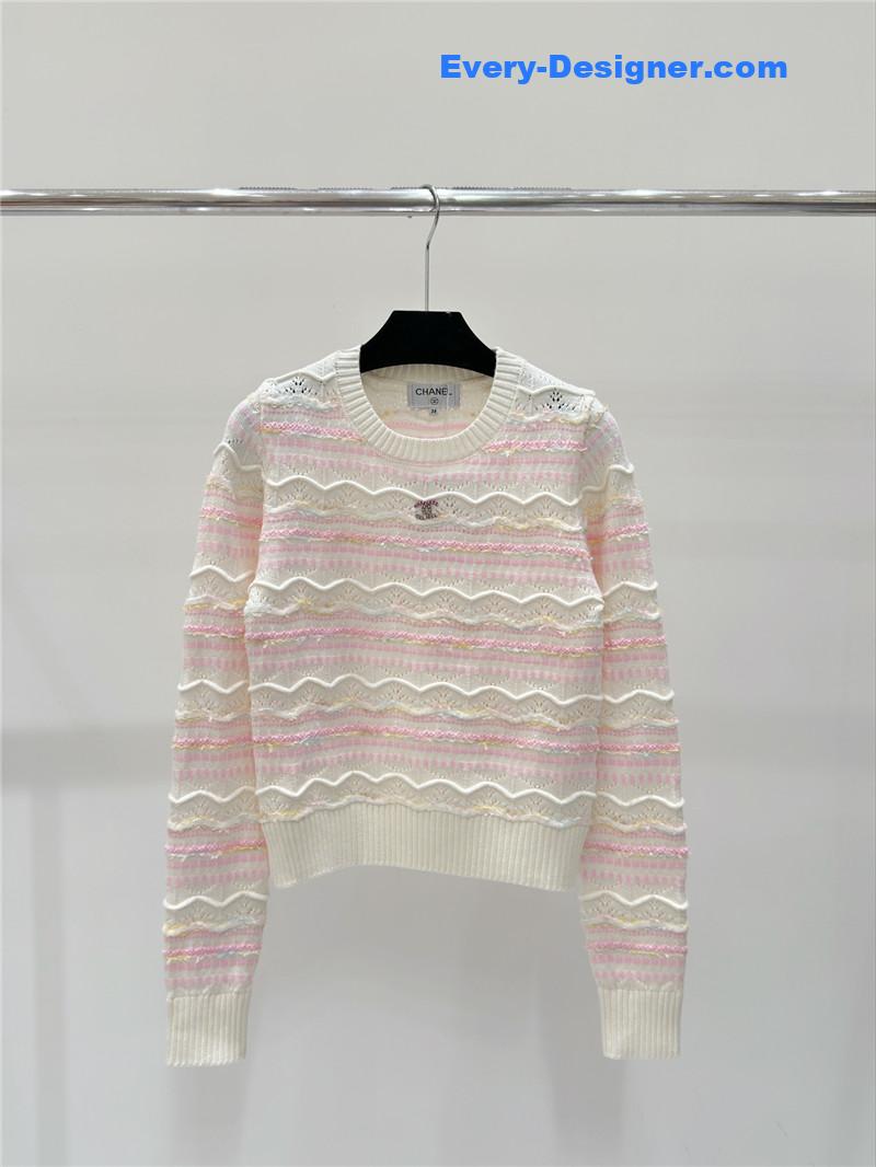 Ch**el knitted round neck long sleeve replica d&g clothing