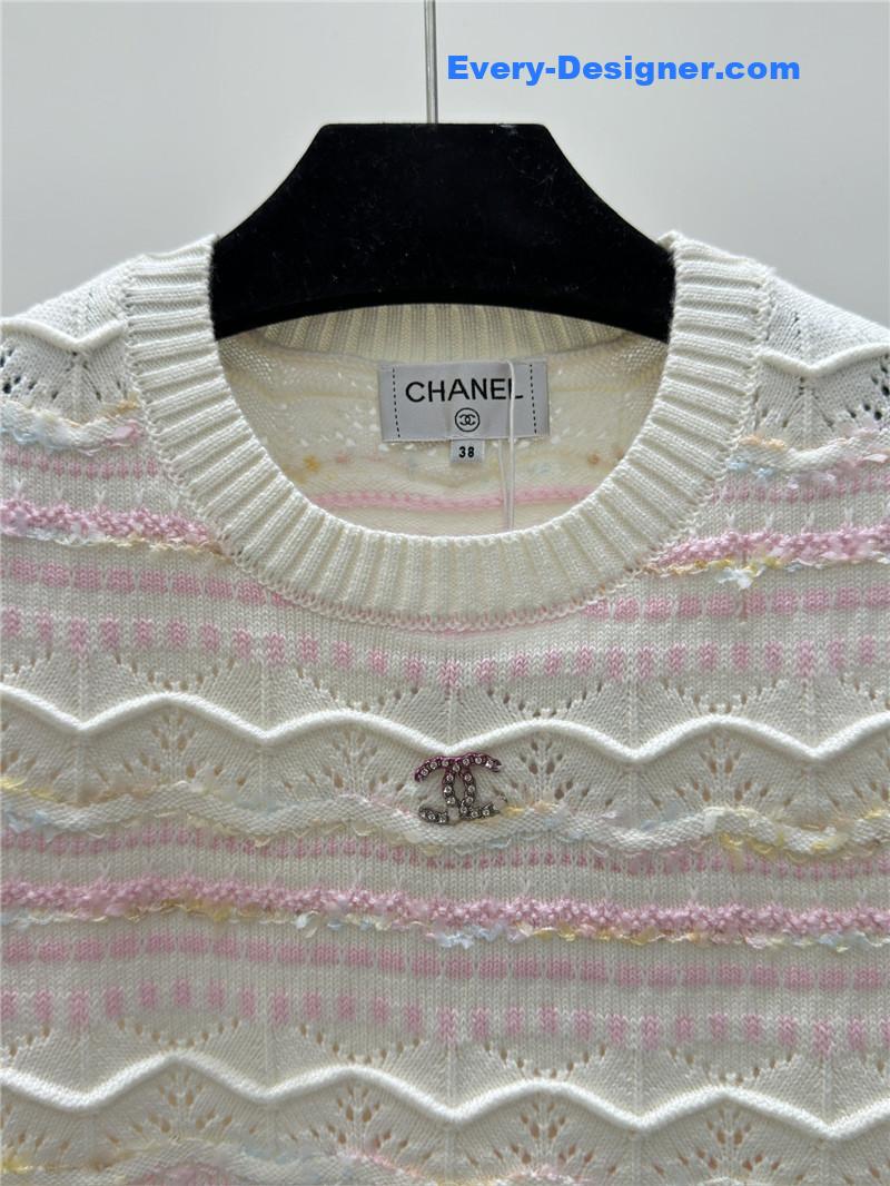Ch**el knitted round neck long sleeve replica d&g clothing