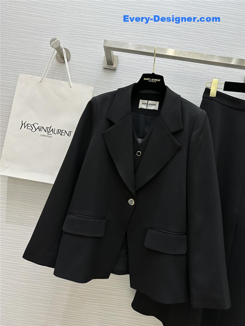 Y51 fake two-piece suit + skirt set replica d&g clothing