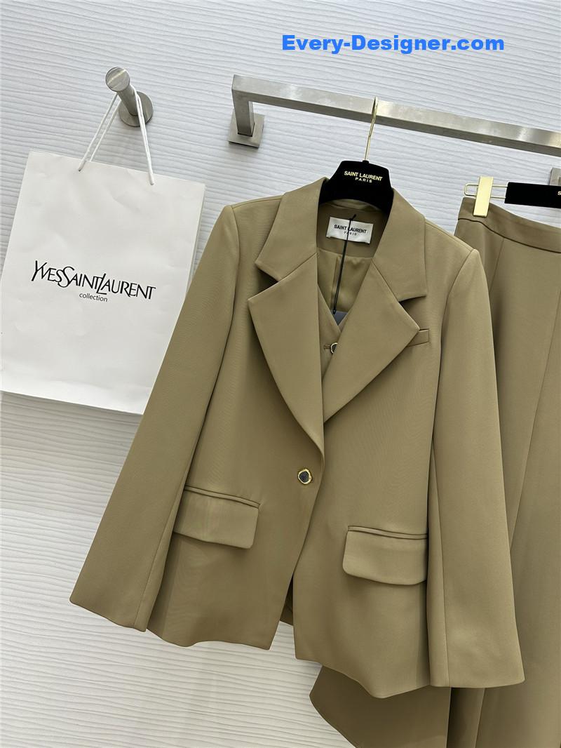 Y51 fake two-piece suit + skirt set replica d&g clothing