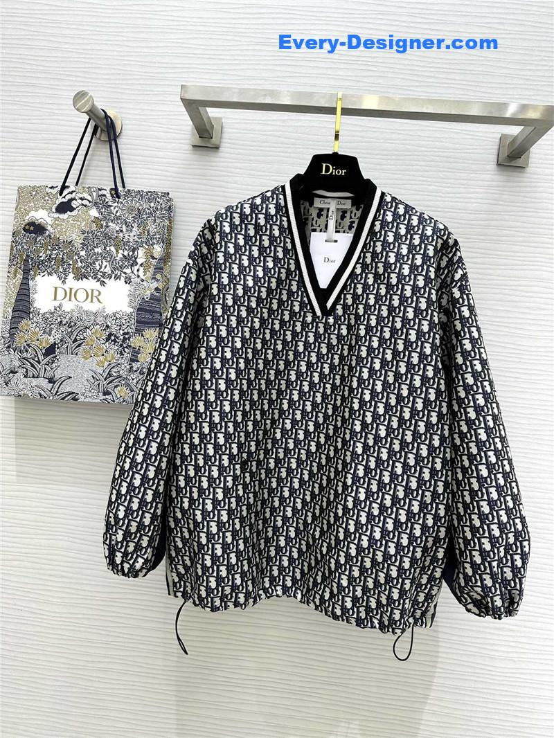 D10r jacquard pullover v-neck sweatshirt replicas clothes