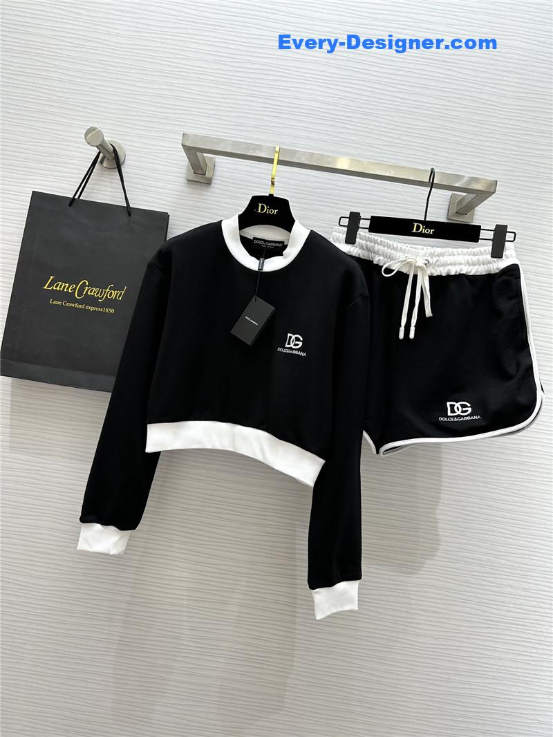 Dolce & Gabbana d&g letter decoration suit replica clothing sites