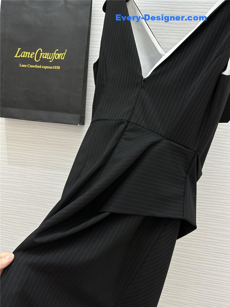 a1exa*der Mcqv*en v-neck waist dress replica d&g clothing